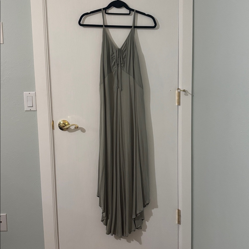 Olive Green Summer Dress